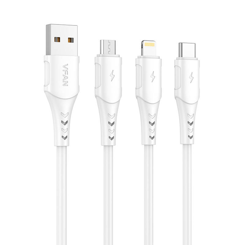 USB to USB-C cable VFAN Colorful X12