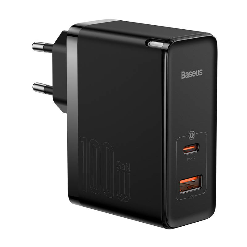 100W με Καλώδιο 1m (Μαύρο)