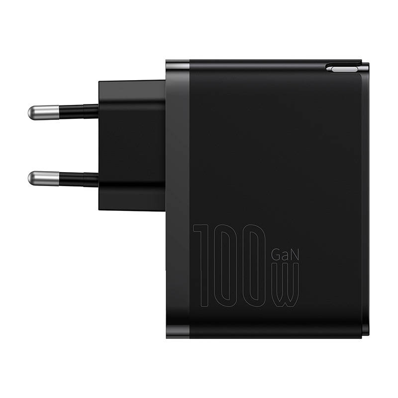 100W με Καλώδιο 1m (Μαύρο)