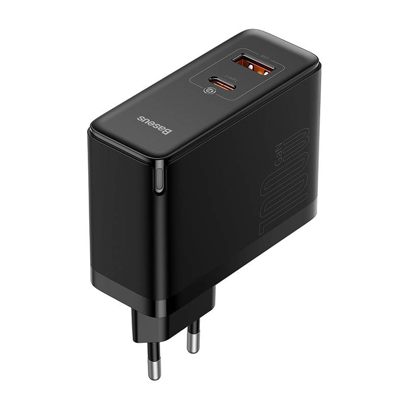 100W με Καλώδιο 1m (Μαύρο)
