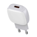 LDNIO Φορτιστής A1306Q 18W με Καλώδιο MicroUSB (Λευκό)