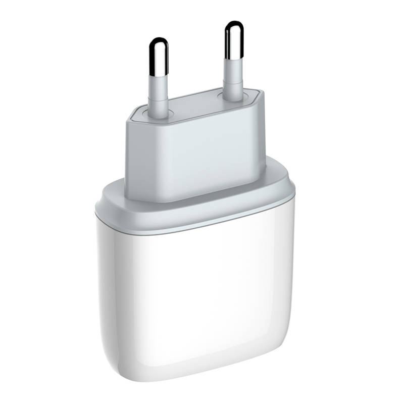 USB-C 20W με Καλώδιο MicroUSB (Λευκό)