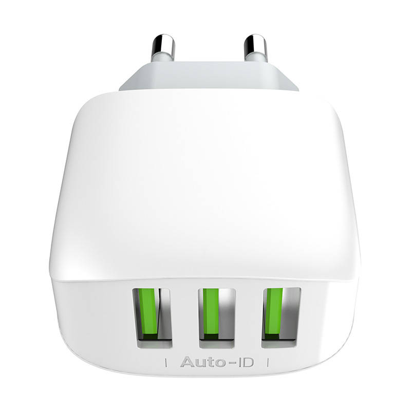 Wall charger LDNIO A3312 3USB + MicroUSB cable
