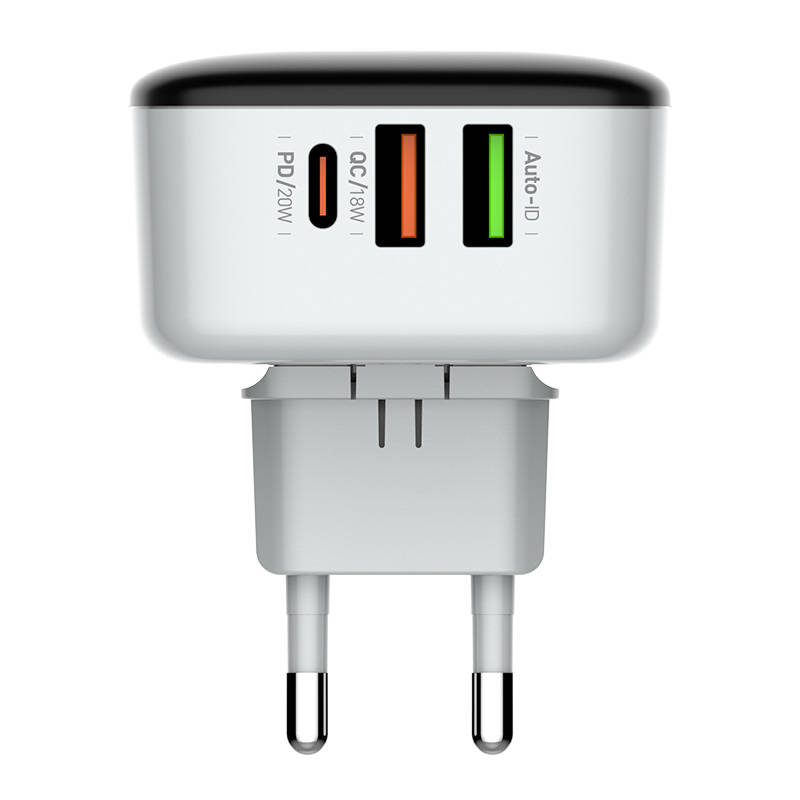 USB-C 32W με Καλώδιο Lightning (Λευκό/Μαύρο)