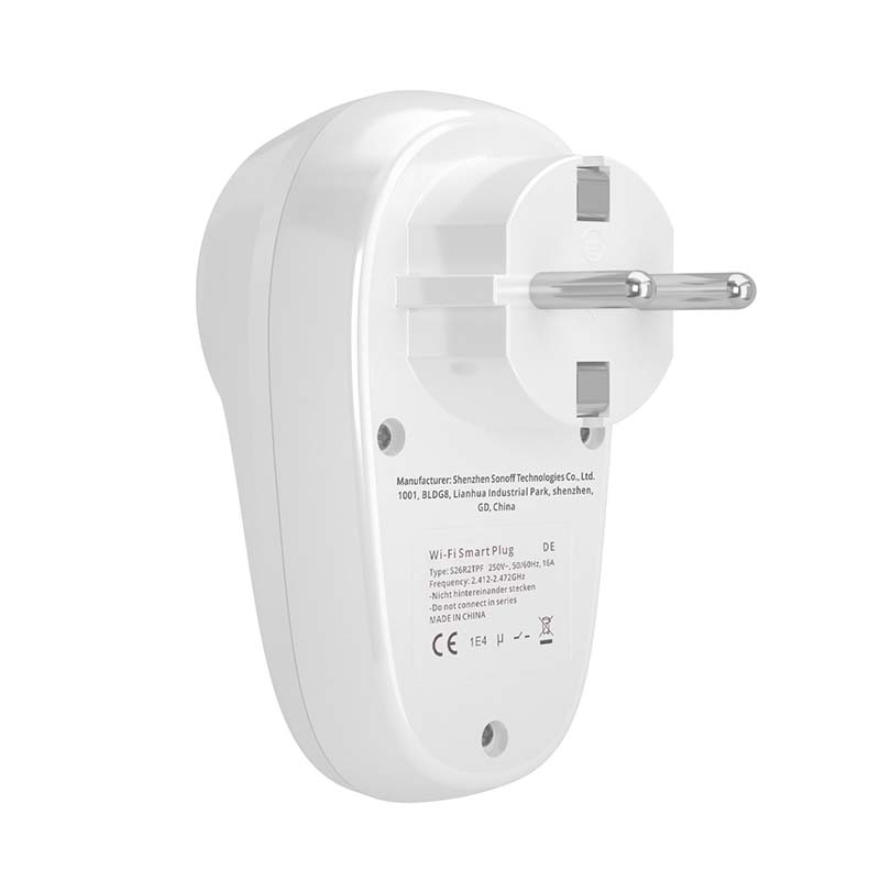 Sonoff Έξυπνη Εξωτερική Πρίζα WiFi S26R2TPF-DE (Τύπος F) (Λευκό)
