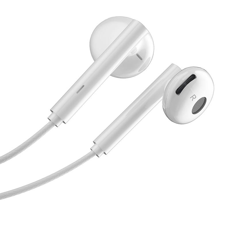 Wired Earphones Dudao X3B with USB-C Plug (White)