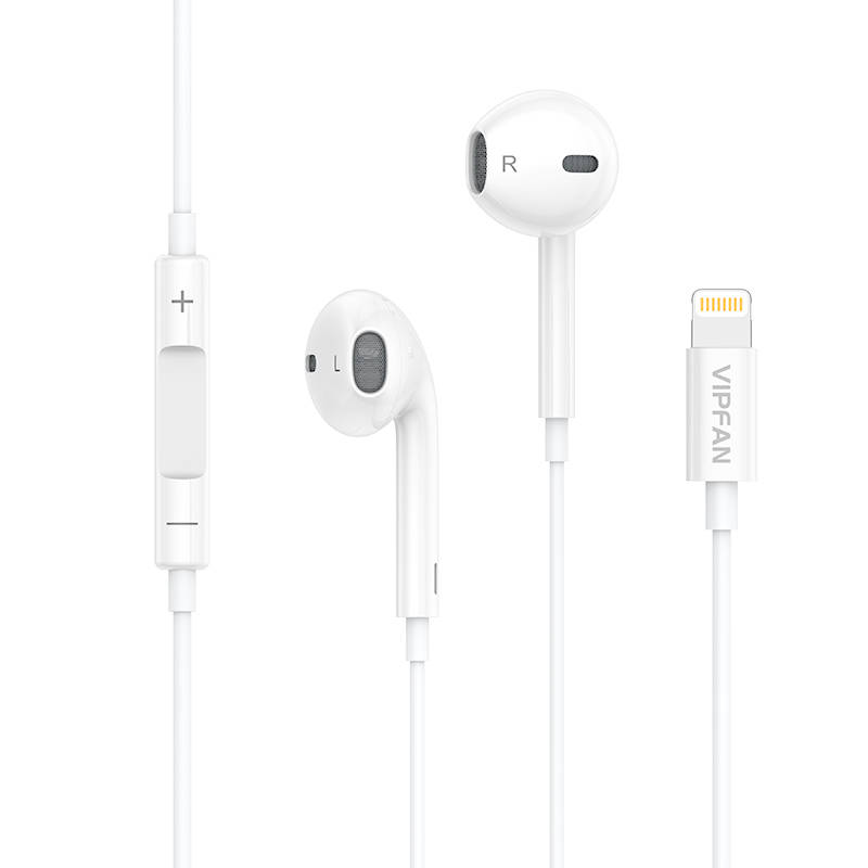Wired in-ear headphones VFAN M09 (white)