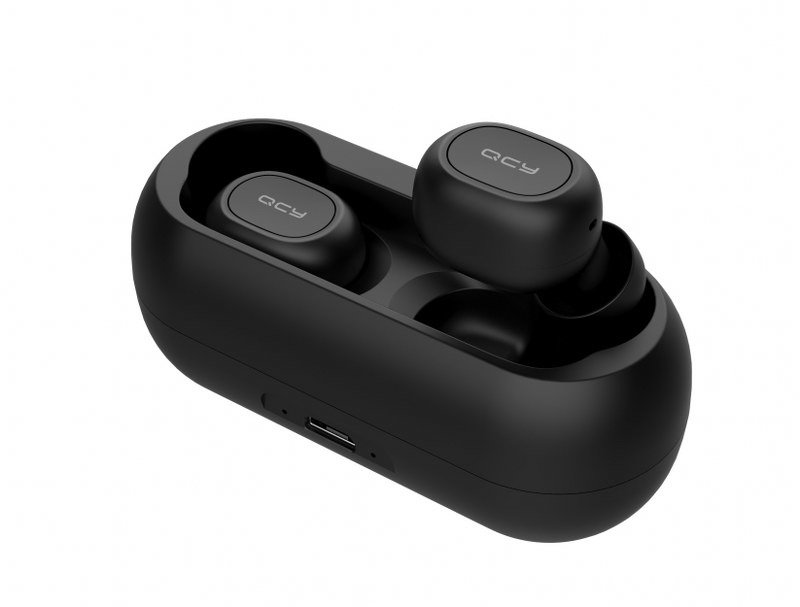 Wireless Earphones TWS QCY T1C Bluetooth V5.0 (black)
