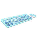 Wireless keyboard + mouse set MOFII Honey Plus 2.4G (blue)