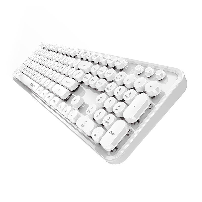 MOFII Σετ με Ασύρματο Πληκτρολόγιο + Ποντίκι Sweet 2.4G (Λευκό)