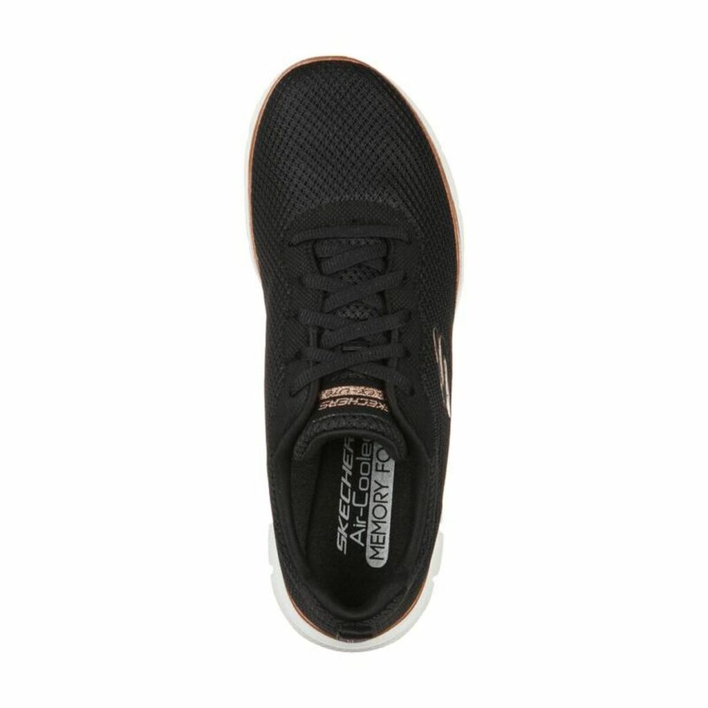 Γυναικεία Αθλητικά Παπούτσια Skechers Mesh Lace-Up Μαύρο