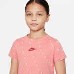 Παιδικό Μπλούζα με Κοντό Μανίκι Nike Sportswear Salmon