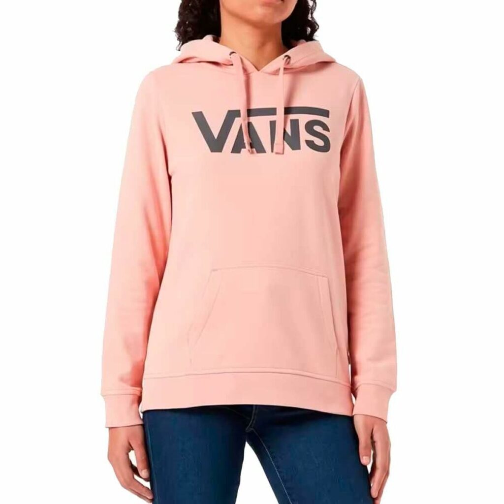 Γυναικείο Φούτερ με Κουκούλα Vans  Drop V Logo Ροζ