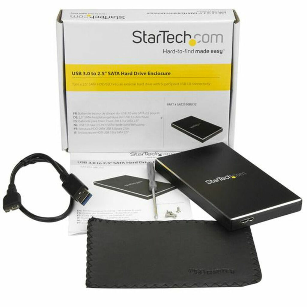 Εξωτερικό Κουτί HDD Startech SAT2510BU32 Μαύρο USB Micro USB B USB 3.2 Sata II 2.5"