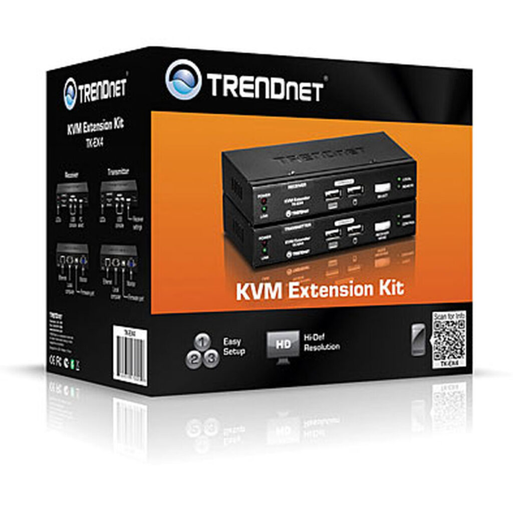 Διακόπτης KVM Trendnet TK-EX4