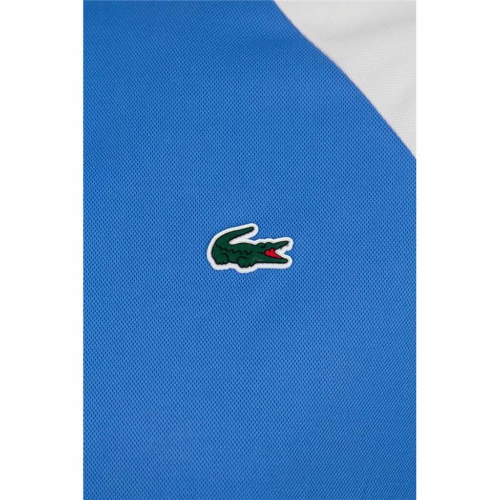 Ανδρική Μπλούζα με Κοντό Μανίκι Lacoste Sport Regular Fit Μπλε