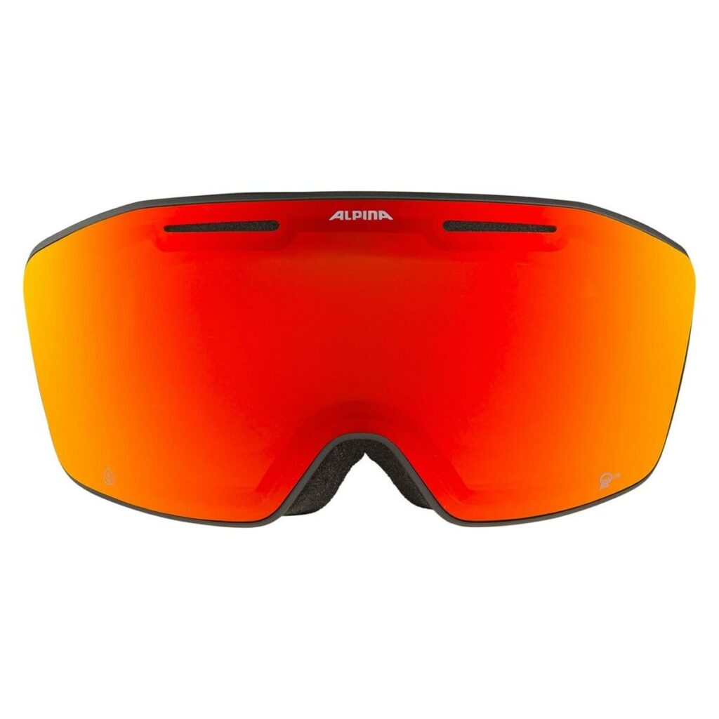 Γυαλιά για Σκι Alpina Nendaz Q-Lite Μαύρο Κόκκινο Πλαστική ύλη