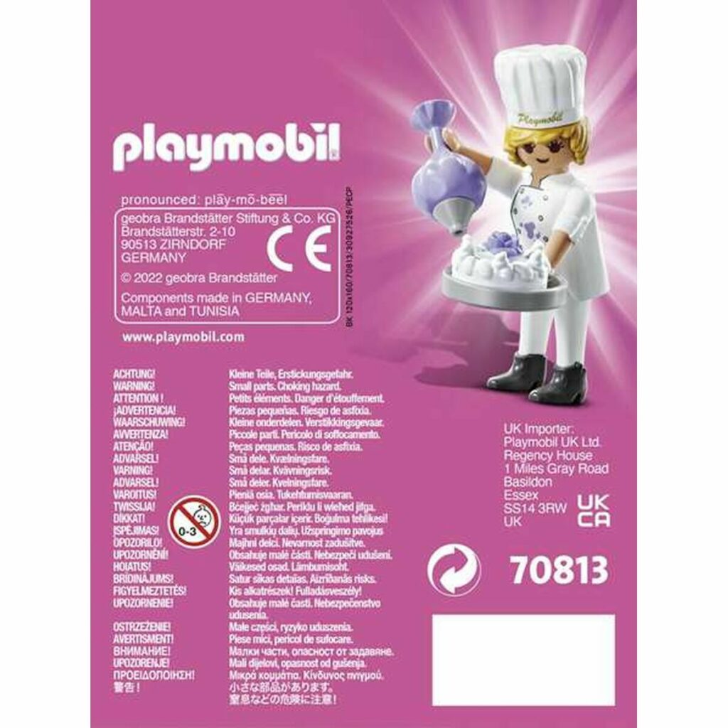 Αρθρωτό Σχήμα Playmobil Playmo-Friends 70813 Pastry Chef (5 pcs)