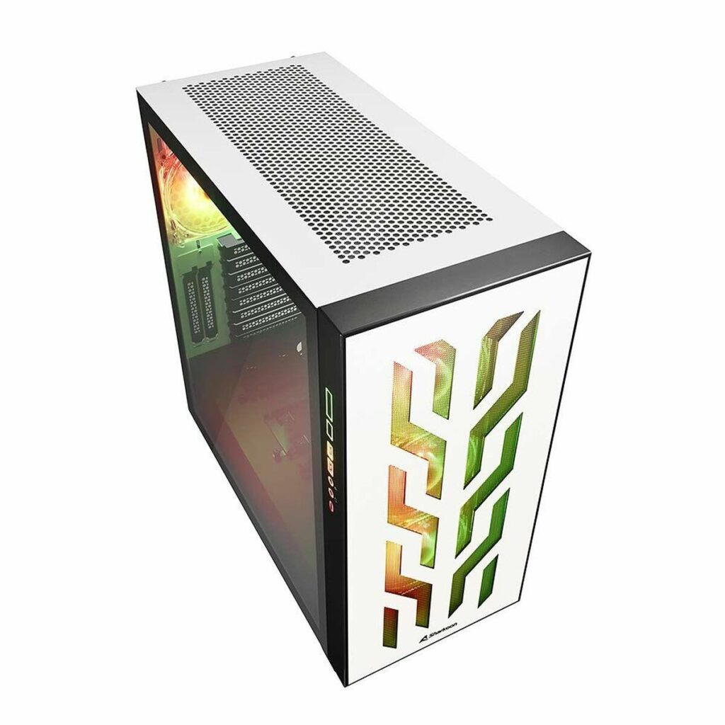 Κουτί Μέσος Πύργος ATX Sharkoon CA300T LED RGB Λευκό