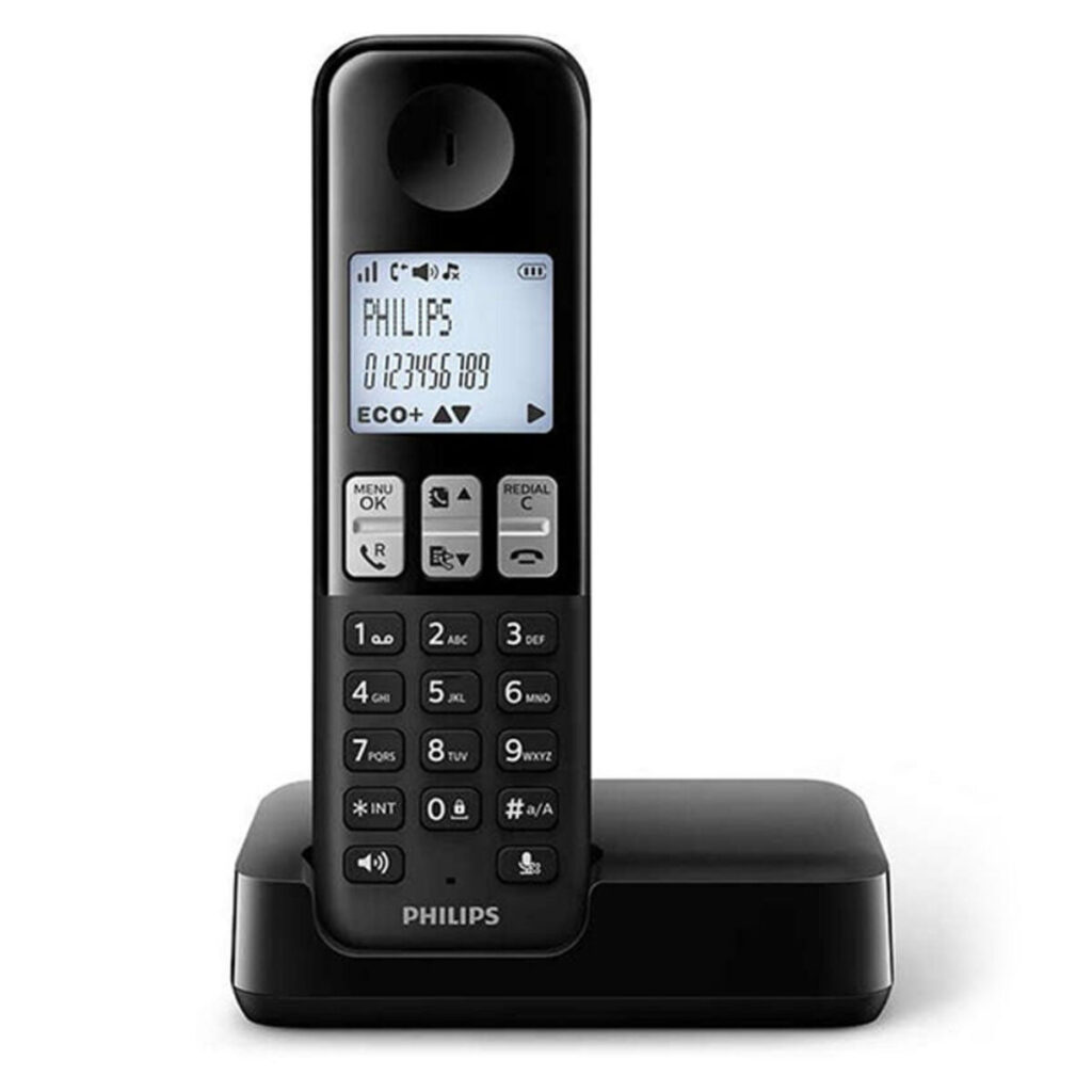 Ασύρματο Τηλέφωνο Philips D2501B/34 DECT Μαύρο