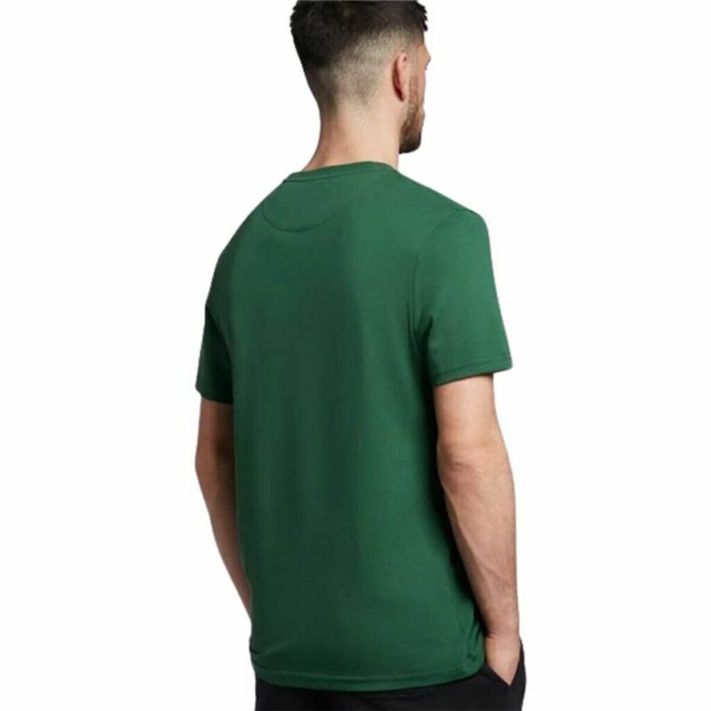 Μπλούζα με Κοντό Μανίκι Lyle & Scott V1-Plain Σκούρο πράσινο Άντρες