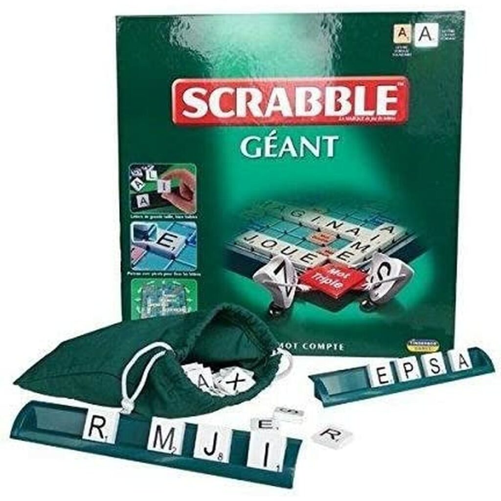 Παιχνίδι λέξεων Megableu Scrabble Geant Μπλε (1 Τεμάχια) (FR)