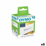 Ετικέτες για Εκτυπωτή Dymo 99010 28 x 89 mm LabelWriter™ Λευκό Μαύρο (x6)