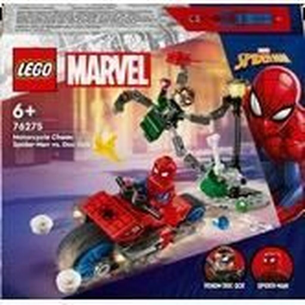 Playset Lego 76275 Motorcycle Chase: Spider-Man vs. Doc Ock