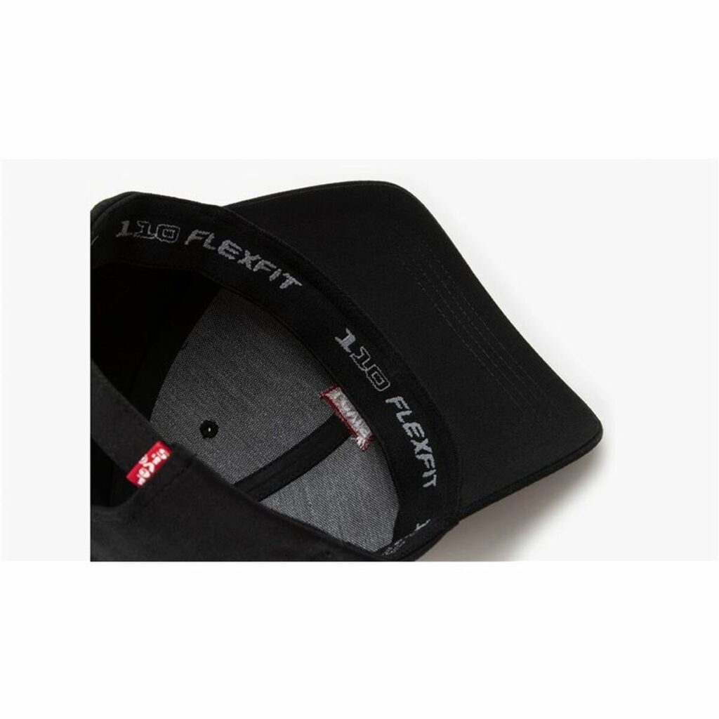 Αθλητικό Καπέλο Levi's Housemark Flexfit  Μαύρο Ένα μέγεθος