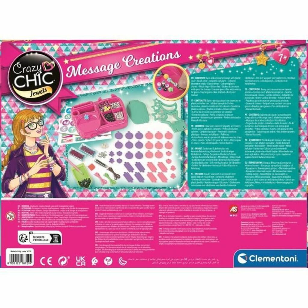 Χάντρες για Βραχιόλια Clementoni Crazy Chic