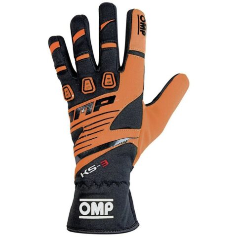 Karting Gloves OMP KS-3 Πορτοκαλί/Μαύρο Μαύρο/Πορτοκαλί M