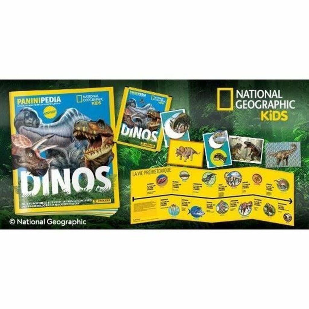 Αυτοκόλλητο άλμπουμ Panini National Geographic - Dinos (FR)