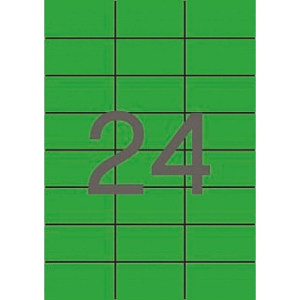 Ετικέτες για Εκτυπωτή Apli    Πράσινο 70 x 37 mm