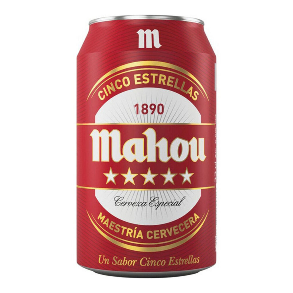 Μπύρας Mahou 5 Estrellas (33 cl)
