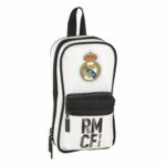 Σακίδιο Πλάτης για τα Μολύβια Real Madrid C.F. Λευκό Μαύρο 12 x 23 x 5 cm (33 Τεμάχια)