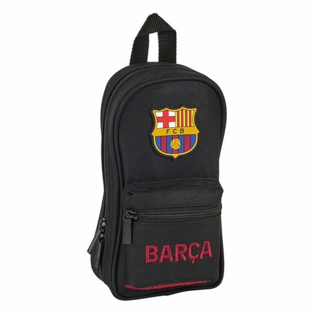 Σακίδιο Πλάτης για τα Μολύβια F.C. Barcelona Μαύρο 12 x 23 x 5 cm