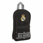 Σακίδιο Πλάτης για τα Μολύβια Real Madrid C.F. Μαύρο 12 x 23 x 5 cm (33 Τεμάχια)