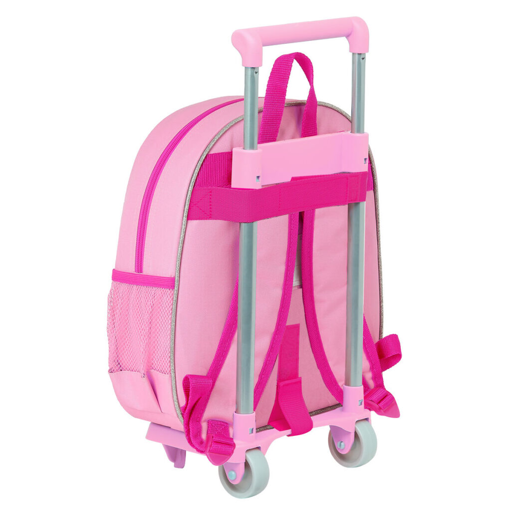 Σχολική Τσάντα 3D με Ρόδες 705 Princesses Disney M020H Ροζ 27 x 32 x 10 cm