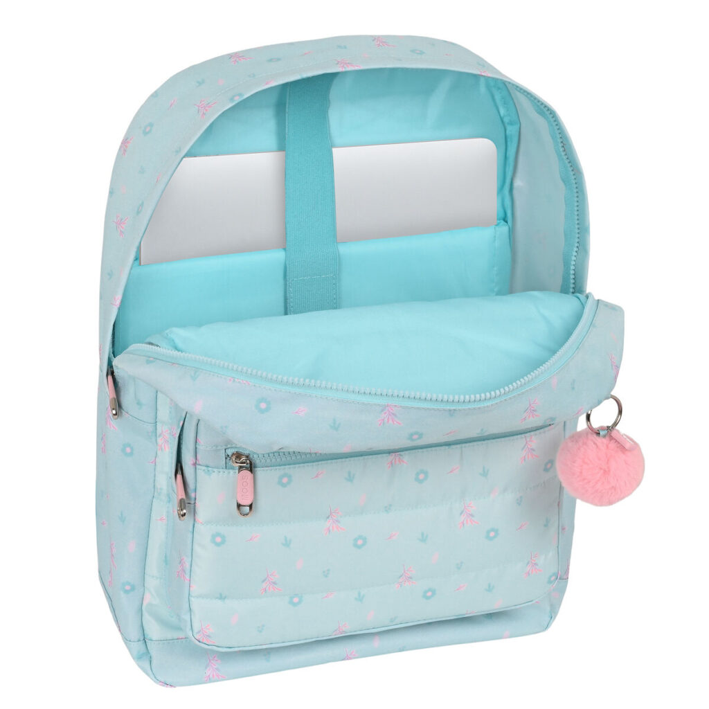 Σακίδιο για Laptop Moos Garden 32 x 43 x 14 cm Τυρκουάζ