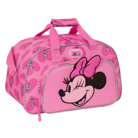Αθλητική Tσάντα Minnie Mouse Loving Ροζ 40 x 24 x 23 cm