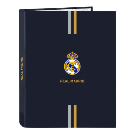 Φάκελος δακτυλίου Real Madrid C.F. Ναυτικό Μπλε A4 26.5 x 33 x 4 cm