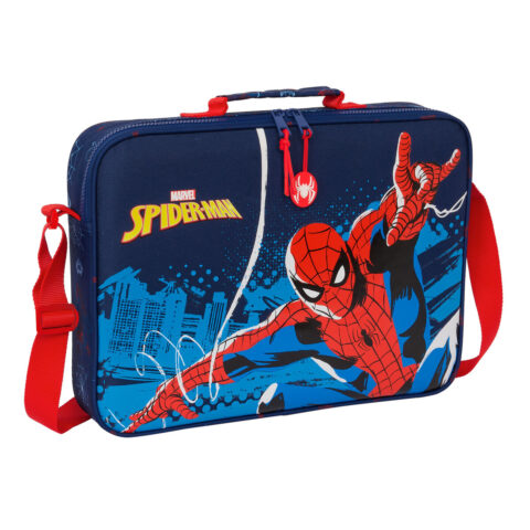 Σχολική Τσάντα Spider-Man Neon Ναυτικό Μπλε 38 x 28 x 6 cm