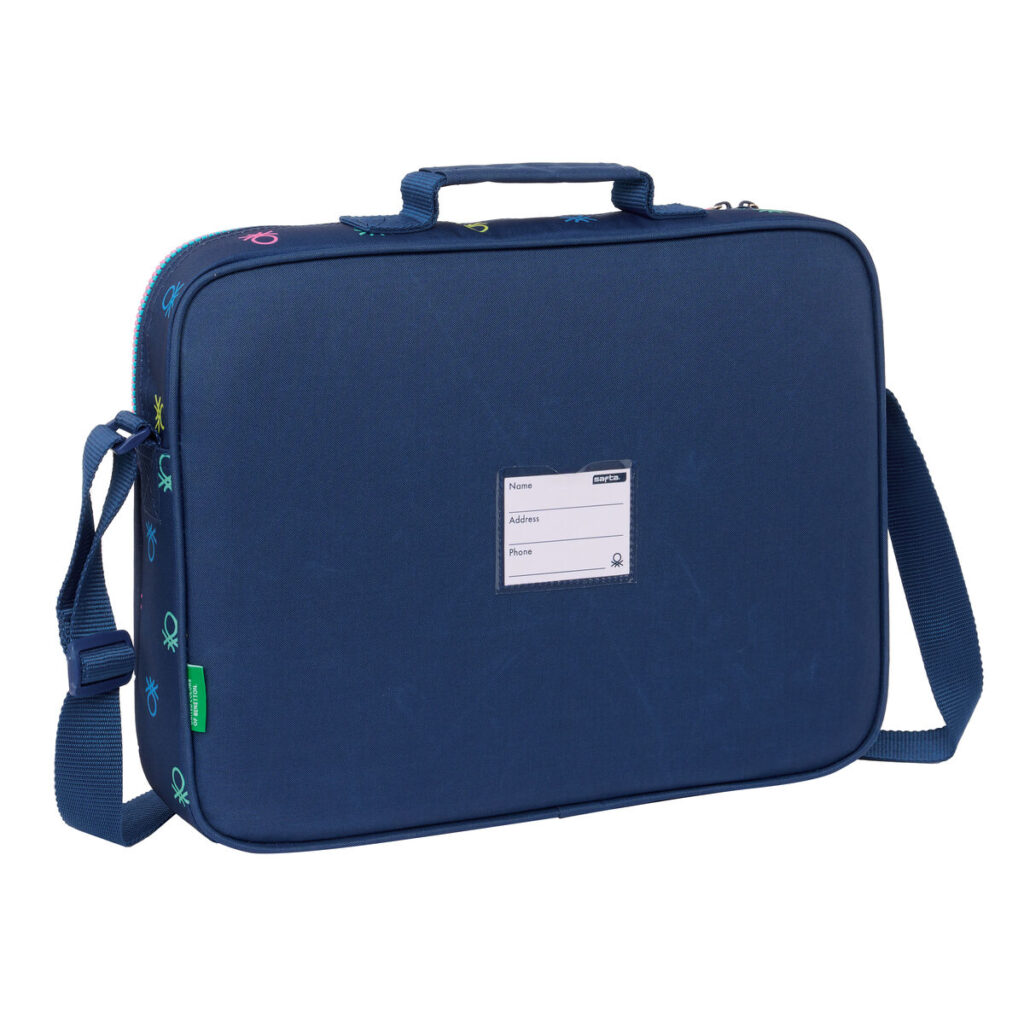 Σχολική Τσάντα Benetton Cool Ναυτικό Μπλε 38 x 28 x 6 cm