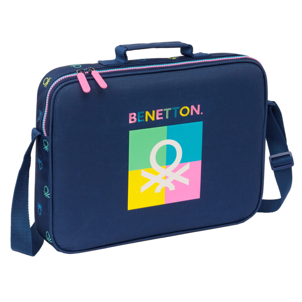 Σχολική Τσάντα Benetton Cool Ναυτικό Μπλε 38 x 28 x 6 cm