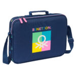 Σχολική Τσάντα Benetton Cool Ναυτικό Μπλε 38 x 28 x 6 cm