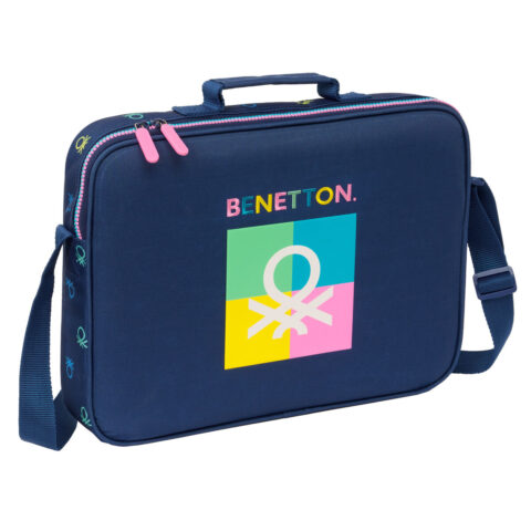 Σχολική Τσάντα Benetton Cool Ναυτικό Μπλε 38 x 28 x 6 cm