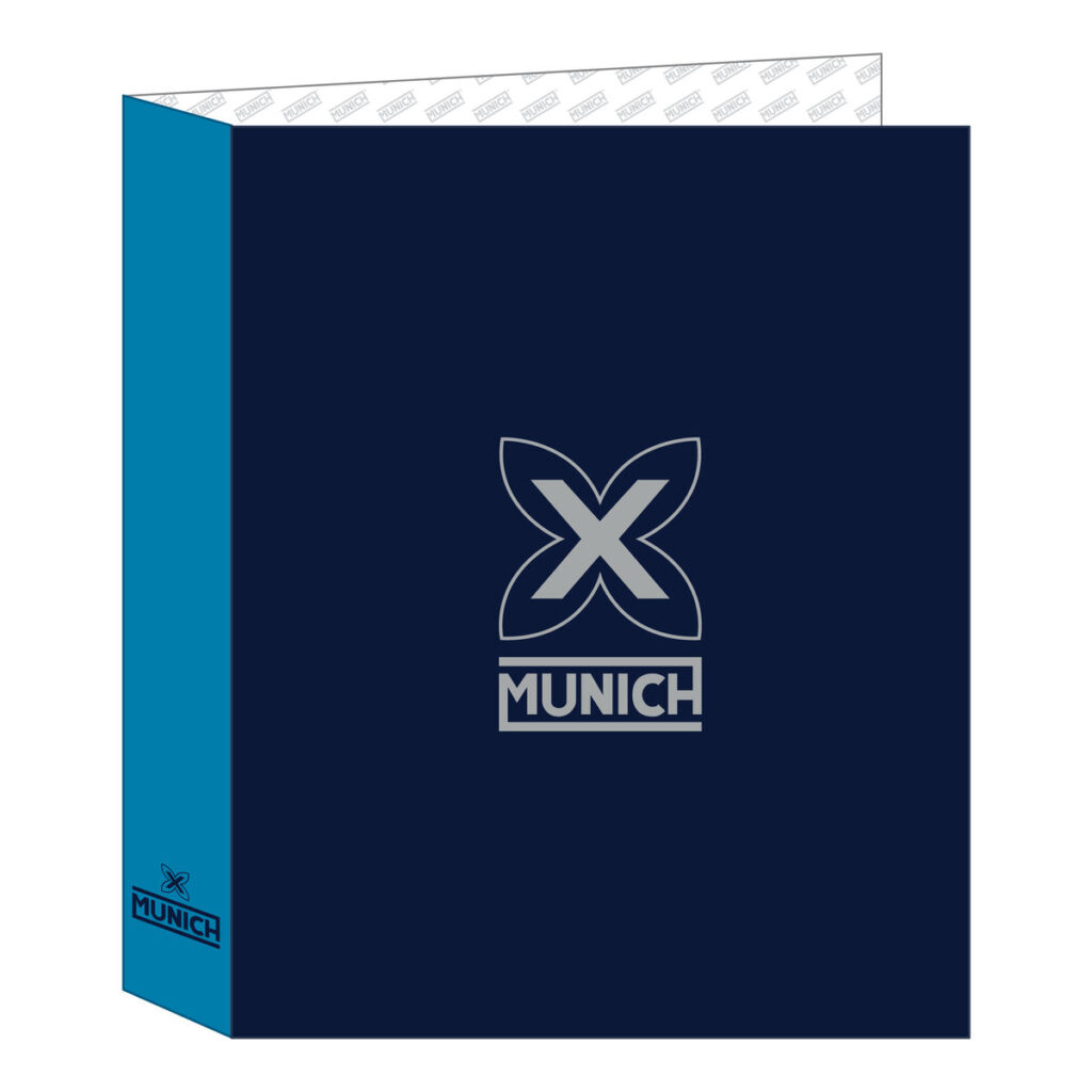 Φάκελος δακτυλίου Munich Nautic Ναυτικό Μπλε A4 27 x 33 x 6 cm