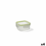 Ερμητικό Κουτί Γεύματος Quid Greenery 300 ml Διαφανές Πλαστική ύλη (Pack 4x)