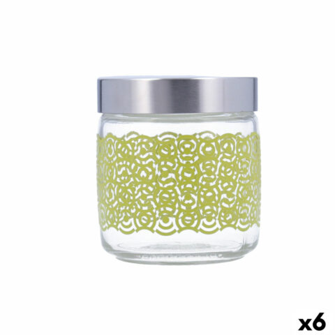 Βάζο Giara Πράσινο Γυαλί 750 ml Με καπάκι (x6)