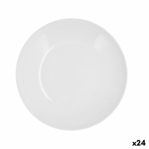 Βαθύ Πιάτο Quid Select Basic Λευκό Πλαστική ύλη 23 cm (24 Μονάδες)